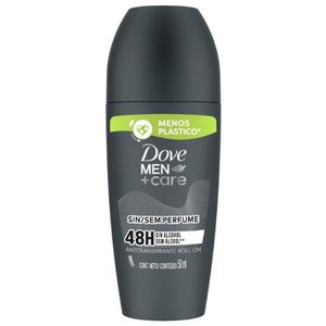 Kit 6 Desodorante Antitranspirante Dove Men Roll-on Sem Perfume 50ml