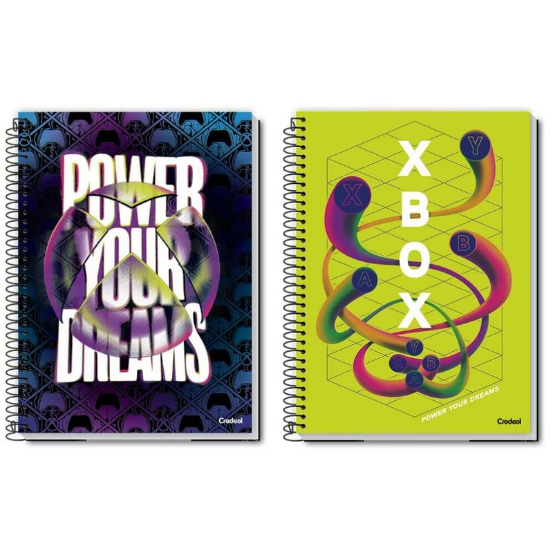 caderno-credeal-xbox-capa-dura-16-materais-256-folhas-espiral-sortido-279465-2