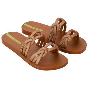 Sandália Slide Ipanema Lush Feminina Marrom/Cobre/Verde