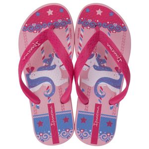Sandália de Dedo Ipanema Fantasia Infantil Rosa/Azul
