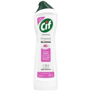 Kit 3 Limpador Cif Cremoso Limpeza Milagrosa Floral 450ml