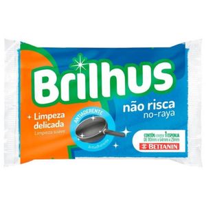 Kit 60 Esponja Bettanin Brilhus Não Risca