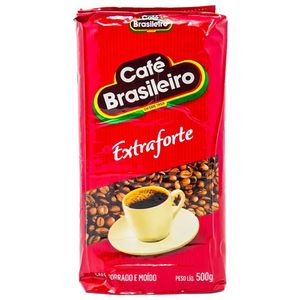 Kit 10 Café Torrado e Moído Brasileiro Extra Forte a Vácuo 500g