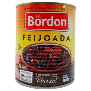 Kit 12 Feijoada Bordon Lata 830g