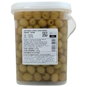 Azeitona Vale Fértil Verde sem Caroço Balde 1.8 kg