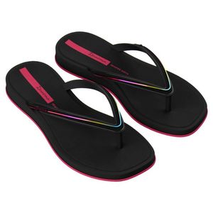 Sandália de Dedo Ipanema Glow Feminina Preto/Rosa