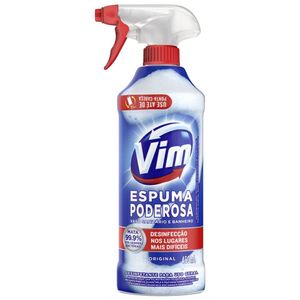 Kit 3 Limpador Vim Espuma Poderosa Gatilho 450ml