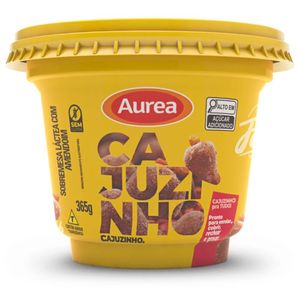 Kit 6 Sobremesa Áurea Festa Cajuzinho Pote 365g