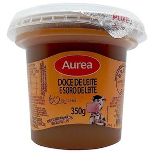 Kit 12 Doce de Leite Áurea Soro de Leite Pote 350g