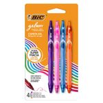 caneta-bic-gelocity-quick-dry-ponta-fina-gel-blister-1x4-roxo-rosa-azul-laranja-522246-1