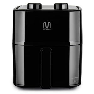 Fritadeira Elétrica Multi Air Fryer Sem Óleo 3 Litros 1200W Preto 127V