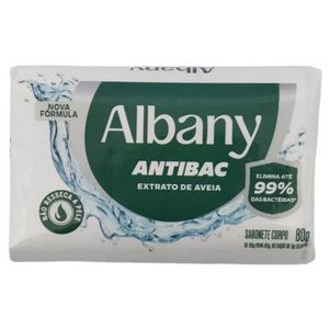 Kit 12 Sabonete Albany Hidratação Antibac Extrato de Aveia 80g